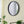 Circle Wall Mirror With Wooden Frame for Living Room