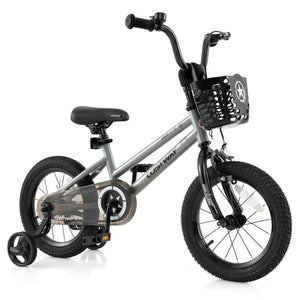 14 Inch Kids Bike Adjustable with Transparent Chain Cover for 4-5 Years Old