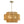 Boho Rattan 3-Light Chandelier