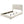Upholstered Panel Bed, Sleek Lines