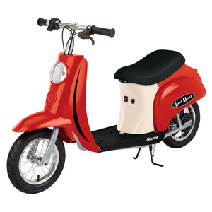 Razor Pocket Mod Mini Euro 24V 250W Electric Motor Scooter (2-Pack), Blue & Red - TRAPSKI