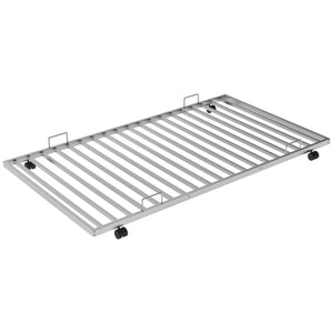 Bunk Bed With Steel Frame And Trundle, 2 Side Ladders