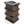 FCMP Outdoor WG4000 45 Gal Wood Grain Rain Water Catcher Barrel Container, Brown