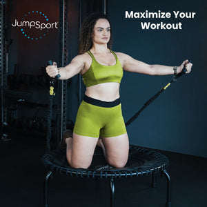 JumpSport 220 Small Rebounder for Adults, 39" ESSENTIAL Home Fitness Trampoline