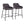 Daniella - Industrial Fixed Height Counter Stool (Set of 2)