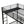 Modern Metal Triple Bunk Bed With Vertical Ladder, Safety Rail, And Storage Shelf - Black