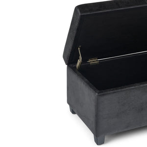 Avalon - Contemporary Storage Ottoman Bench