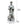 Magnesium Oxide Saint Statue With Lamb Weatherproof Religious Sculpture