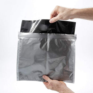 Camco 10 Pack Leak Proof Double Lined Camping Toilet Bucket Waste Bags, Black