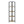 4-Tier Corner Bookshelf with Marble Look and Metal Frame