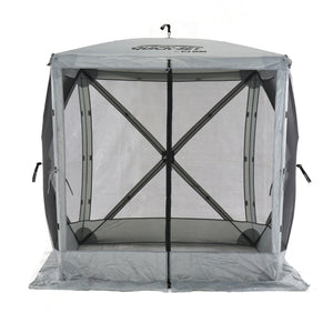 CLAM Quick-Set Traveler 6 x 6 Ft Portable Outdoor 4 Sided Canopy Shelter, Gray