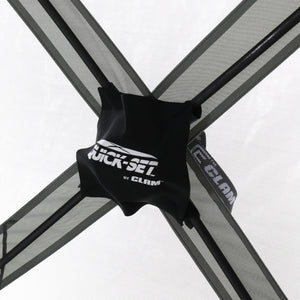 CLAM Quick-Set Traveler 6 x 6 Ft Portable Outdoor 4 Sided Canopy Shelter, Gray