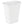 Sterilite 10538006 10 Gallon White Ultra Plastic Wastebasket Trash Can (12 Pack)