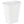 Sterilite 10538006 10 Gallon White Ultra Plastic Wastebasket Trash Can (6 Pack)