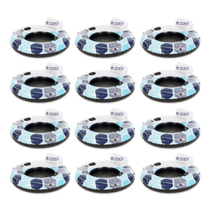 Bestway CoolerZ Rapid Rider Inflatable Blow Up Pool Chair Tube (12 Pack)