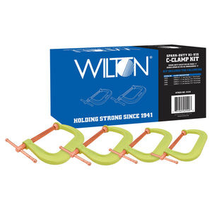 Wilton Tools WIL-11114 Spark-Duty 400CS High-Visibility Welding C-Clamp Kit - TRAPSKI