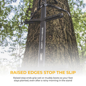 Hawk Ranger Traction 32" Climbing Sticks, Angled Step Tree Climbing Gear, 3-Pack