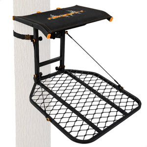 Muddy The Boss Hang On 1 Person Deer Hunting Tree Stand w/ Wide Stance Platform