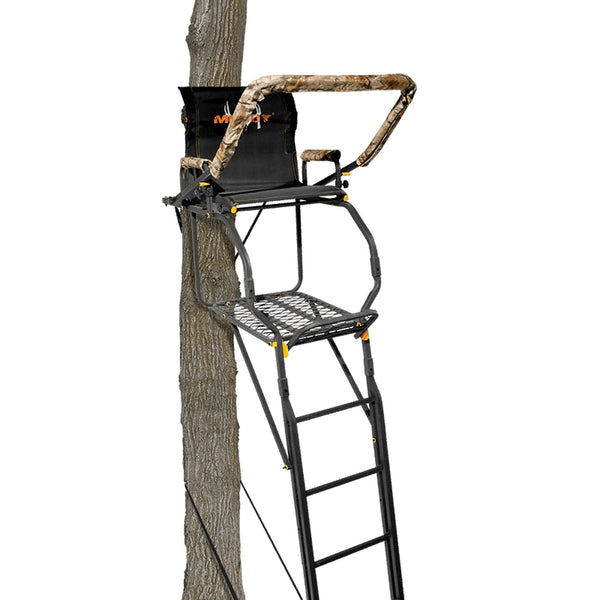 Muddy The Skybox Deluxe 20 Foot 1 Person Hunting Deer Ladder Tree Stand, Black