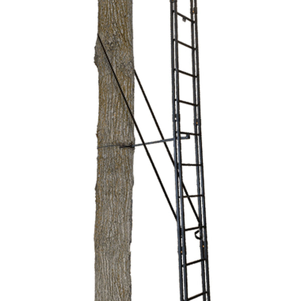 Muddy The Skybox Deluxe 20 Foot 1 Person Hunting Deer Ladder Tree Stand, Black