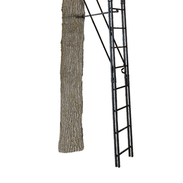 Muddy The Skybox Deluxe 20 Foot 1 Person Hunting Deer Ladder Tree Stand, Black