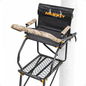Muddy The Skybox Deluxe 20 Ft Hunting Ladderstand, 1 Person Climbing Tree Stand