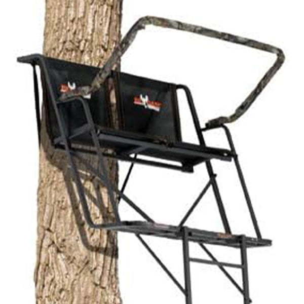 Big Game The Big Buddy Deer Hunting Ladder Climbing Tree Stand w/Flex-Tek Seat