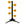 Birchwood Casey World of Targets 49in Handgun Dueling Tree Steel Shooting Target