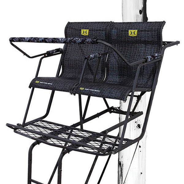 Hawk Big Denali 18 Foot Durable Steel 2 Man Hunting Game Deer Ladder Tree Stand