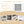 Minimalist Buffet Cabinet With Double Glass Doors And Drawer