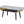 Landon - Coffee Table With Glass Marble Texture Top And Bent Wood Design