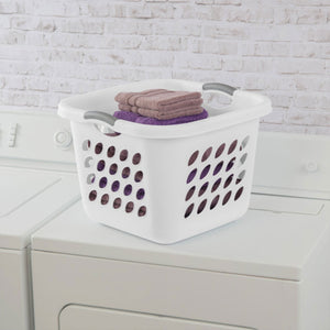 Sterilite Ultra 14 gal Square Plastic Laundry Basket w/Gripped Handles, (6 Pack)