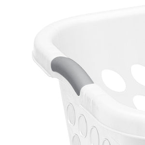 Sterilite Ultra Square Laundry Basket, 1.5 Bushel Clothes Hamper, White, 12 Pack
