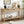 U_Style 58.3'' Fir Veneer Entryway Table with Honeycomb-patterned Fronts