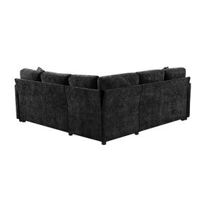 Modern L Shaped Sectional Sofa Bed With Hidden Storage Upholstery