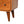 Solid Wood Mini Curved Chestnut Chest, 3-Drawer, Nordic Legs
