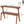 Narrow End Table With 2 Tier Shelf - Cherry