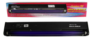 American DJ Mister Kool II Smoke Fog Machine & 24 Inch 20W Black Light (2 Pack)