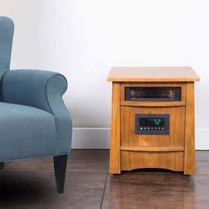 Lifesmart Lifelux 8 Element Electric Infrared Large Room Space Heater (2 Pack)