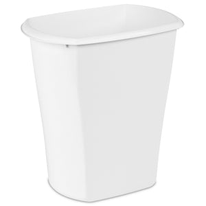 Sterilite 5.5 Gallon White Ultra Plastic Wastebasket Trash Can (12 Pack)
