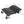Heavy Duty Steel Vehicle Dollies with Brakes, 2500Lbs Capacity