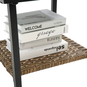 3pcs Rocking Rattan Set - Grey