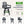Outdoor Swivel Bar Chair, Ladderback With Wide & Thickened Frame