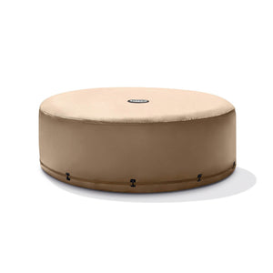 Intex PureSpa Energy Efficient Hot Tub Cover & Cushioned Foam Headrest (2 Pack)