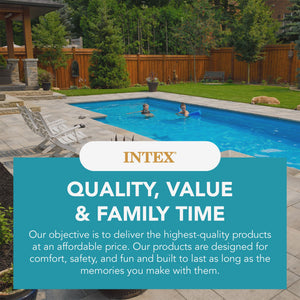 Intex PureSpa Hot Tub Cover w/ Foam Headrest (2 Pack) & Removable Seat (2 Pack)