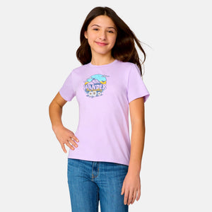 Girls' Microtech® Graphic Crew Neck Shirt