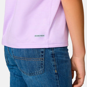 Girls' Microtech® Graphic Crew Neck Shirt