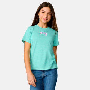 Girls' Microtech® Graphic Crew Neck Shirt