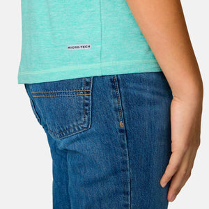 Girls' Microtech® Graphic Crew Neck Shirt