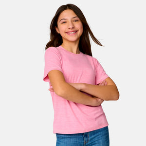 Girls' Microtech® Crew Neck Shirt